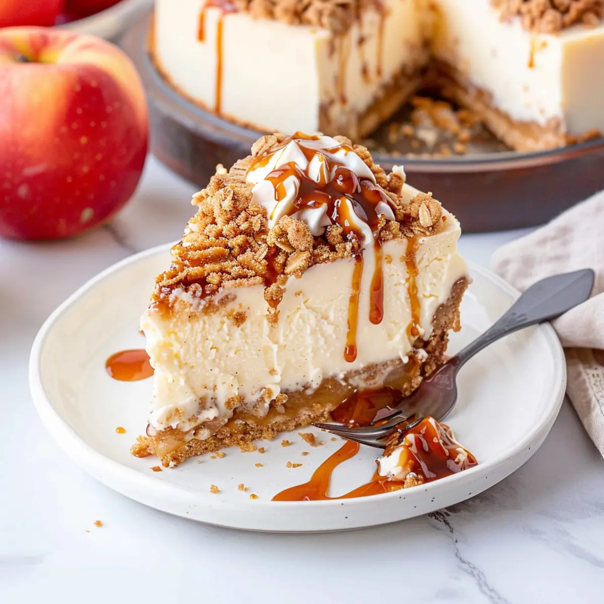 Apple Crisp Cheesecake flf9ad