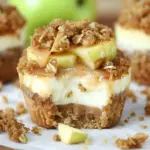 Apple Crisp Mini Cheesecakes