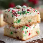CHRISTMAS SUGAR COOKIE BARS