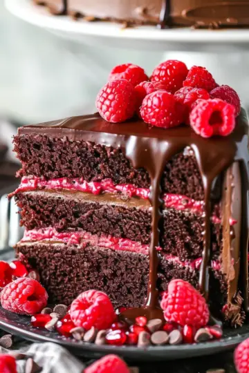 Chocolate Raspberry Layer Cake Recipe