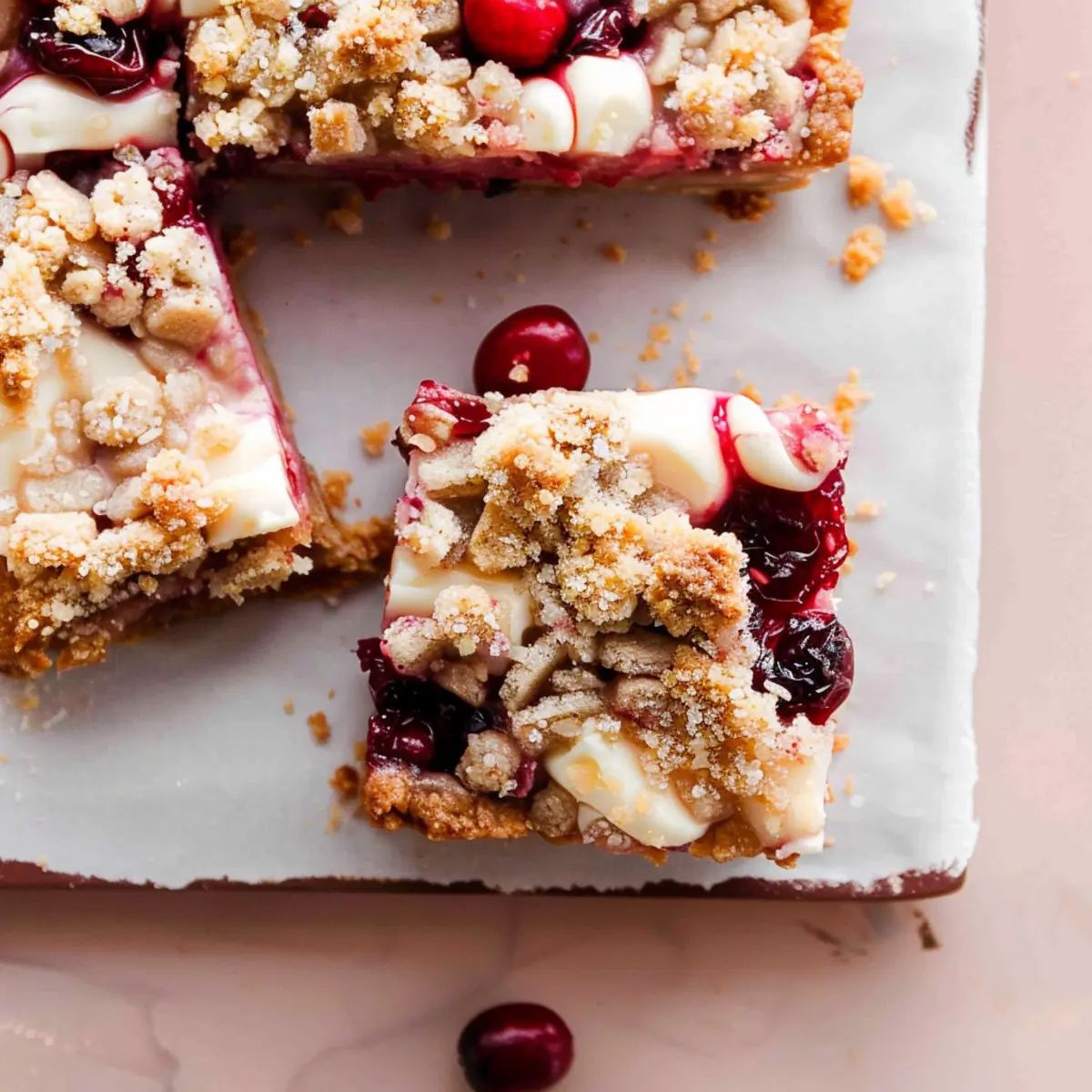 Cranberry Crumble Pie Bars ju4wvh