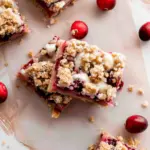Cranberry Crumble Pie Bars