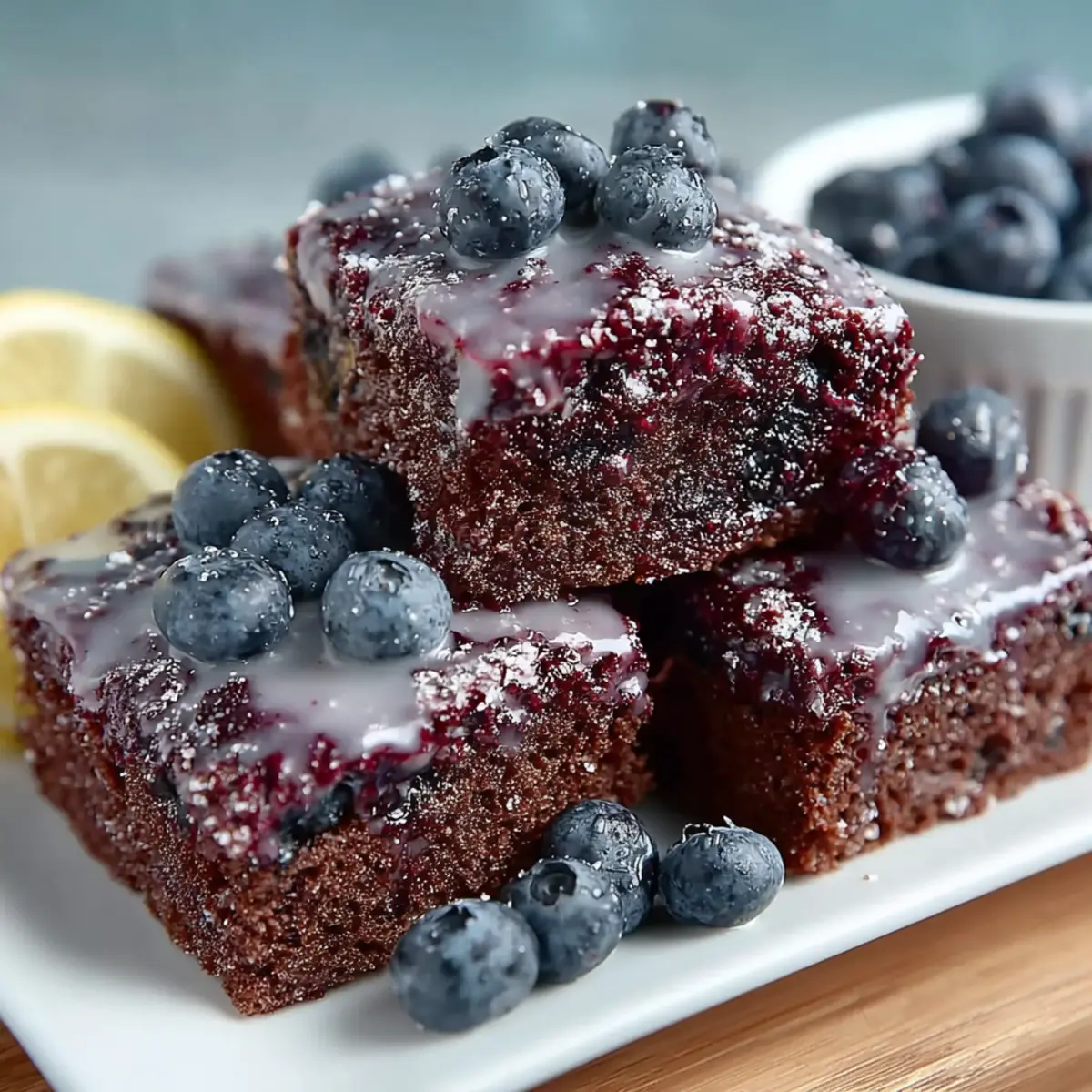 Glazed Blueberry Brownies qslzi0