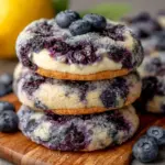 Lemon Blueberry Cheesecake Cookies