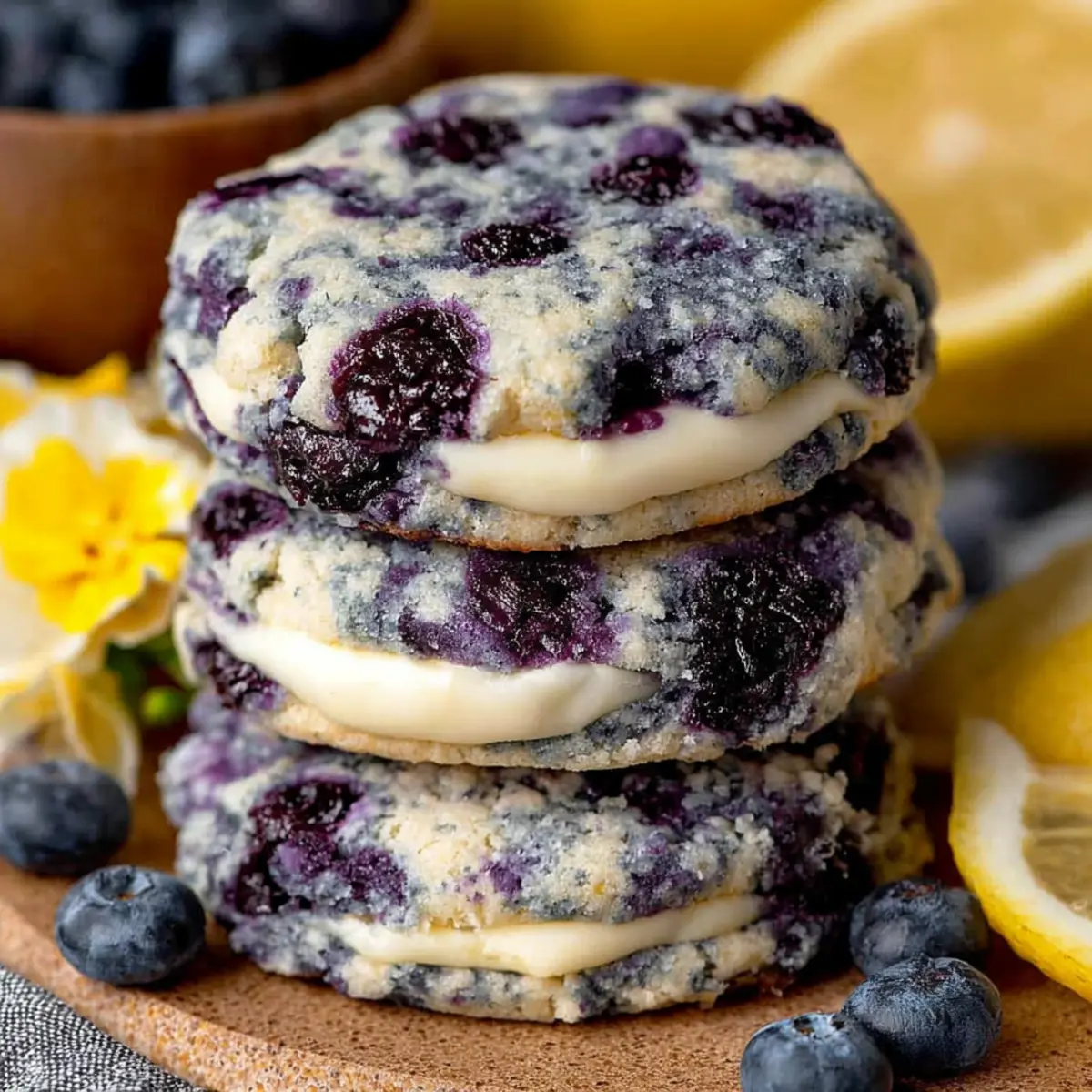 Lemon Blueberry Cheesecake Cookies oo8fkh