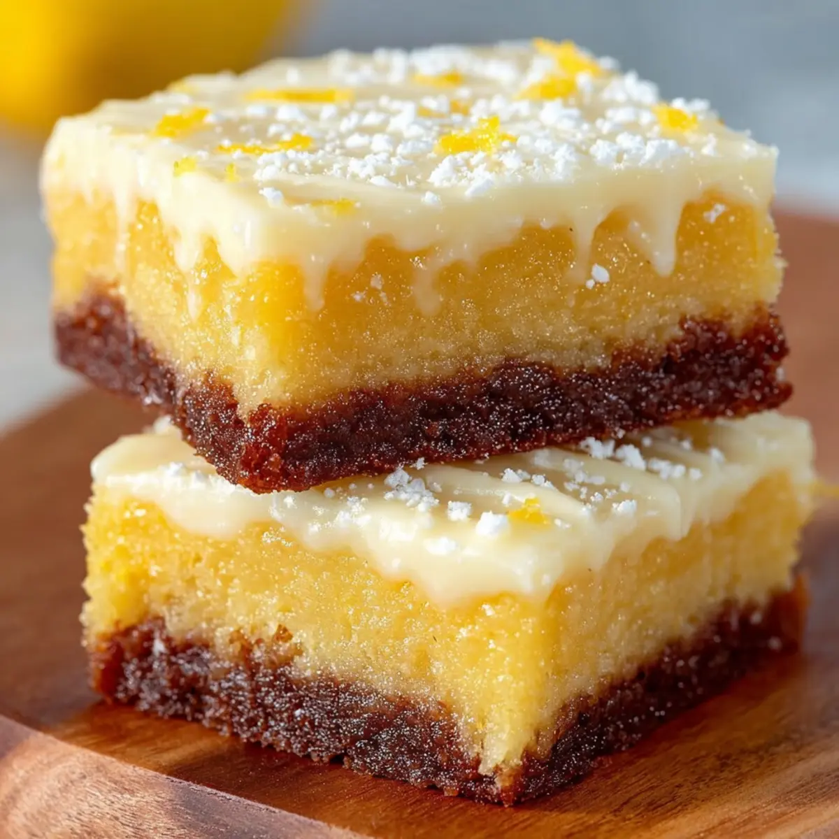 Lemon Brownie Bars Recipe jtvjnp