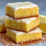 Lemon Brownie Bars Recipe