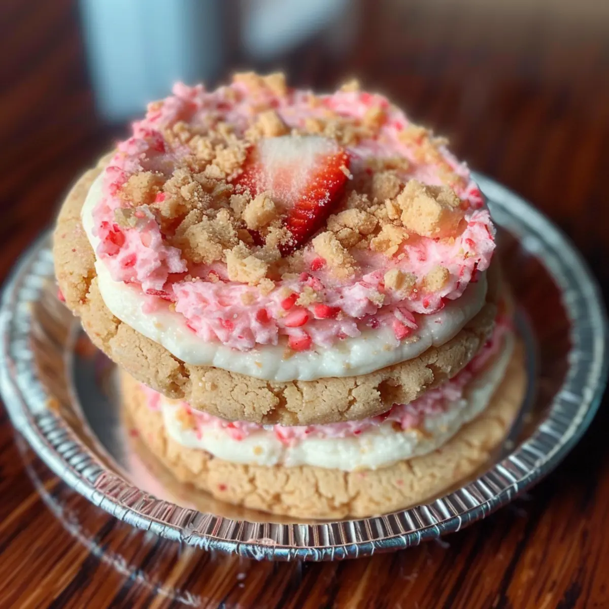 Strawberry Cheesecake Cookies n0nsu1