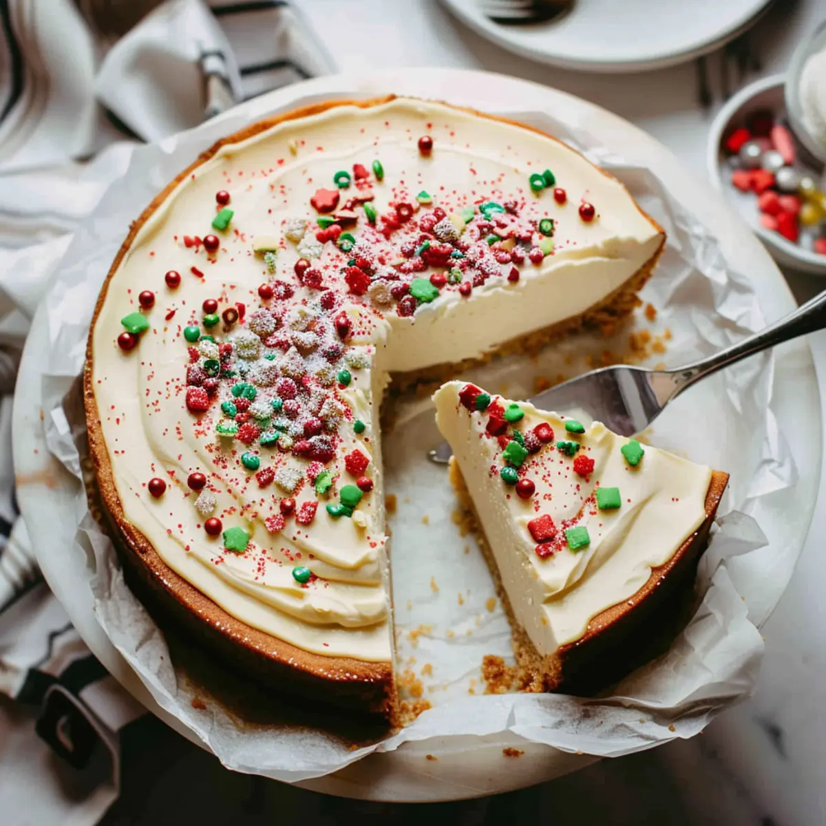 Sugar Cookie Cheesecake
