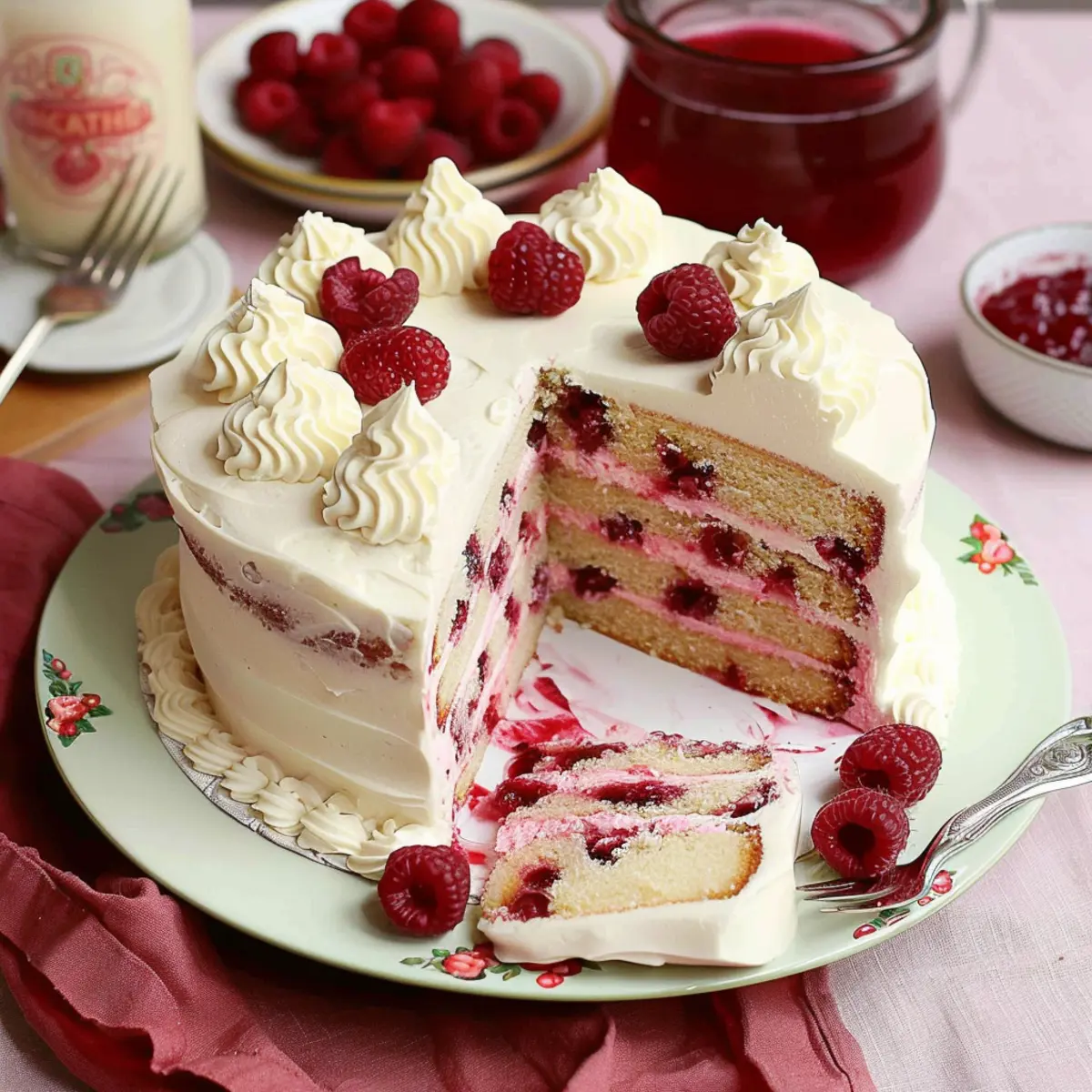 White Chocolate Raspberry Dream Cake mw40m6
