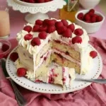 White Chocolate Raspberry Dream Cake