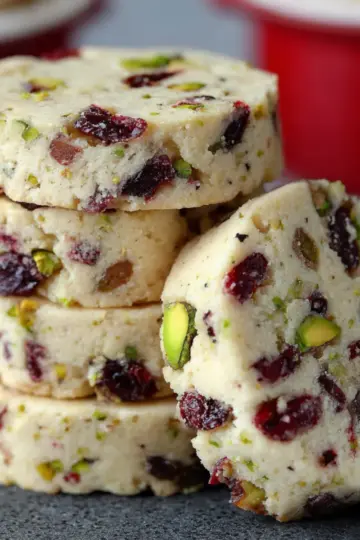 cranberry pistachio shortbread cookies tp1mad