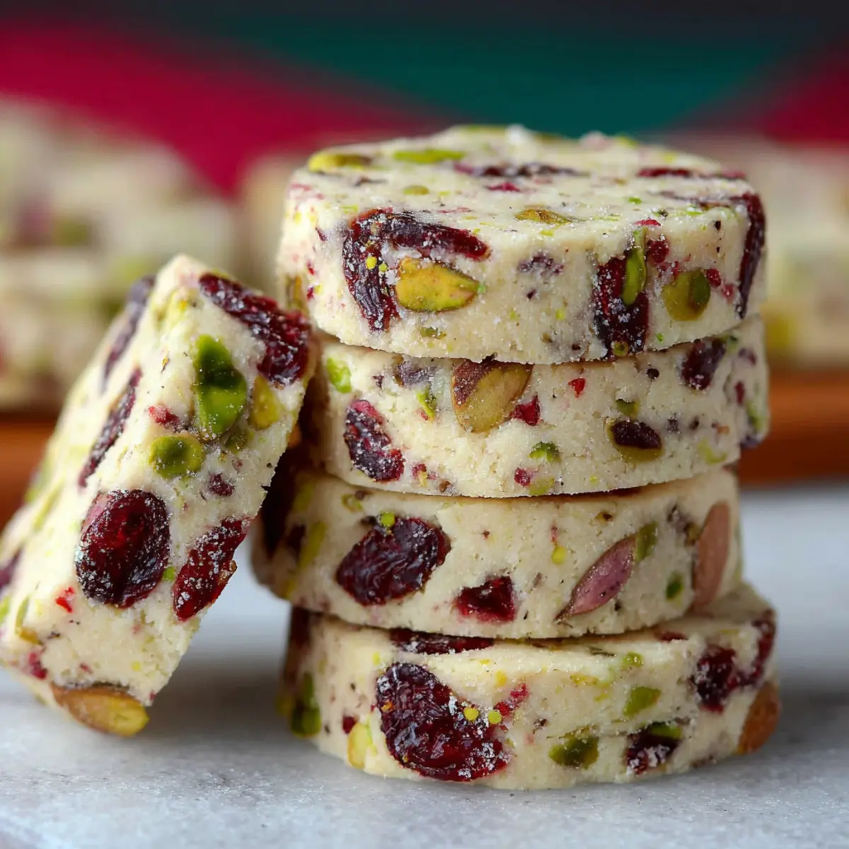 cranberry pistachio shortbread cookies utscmy