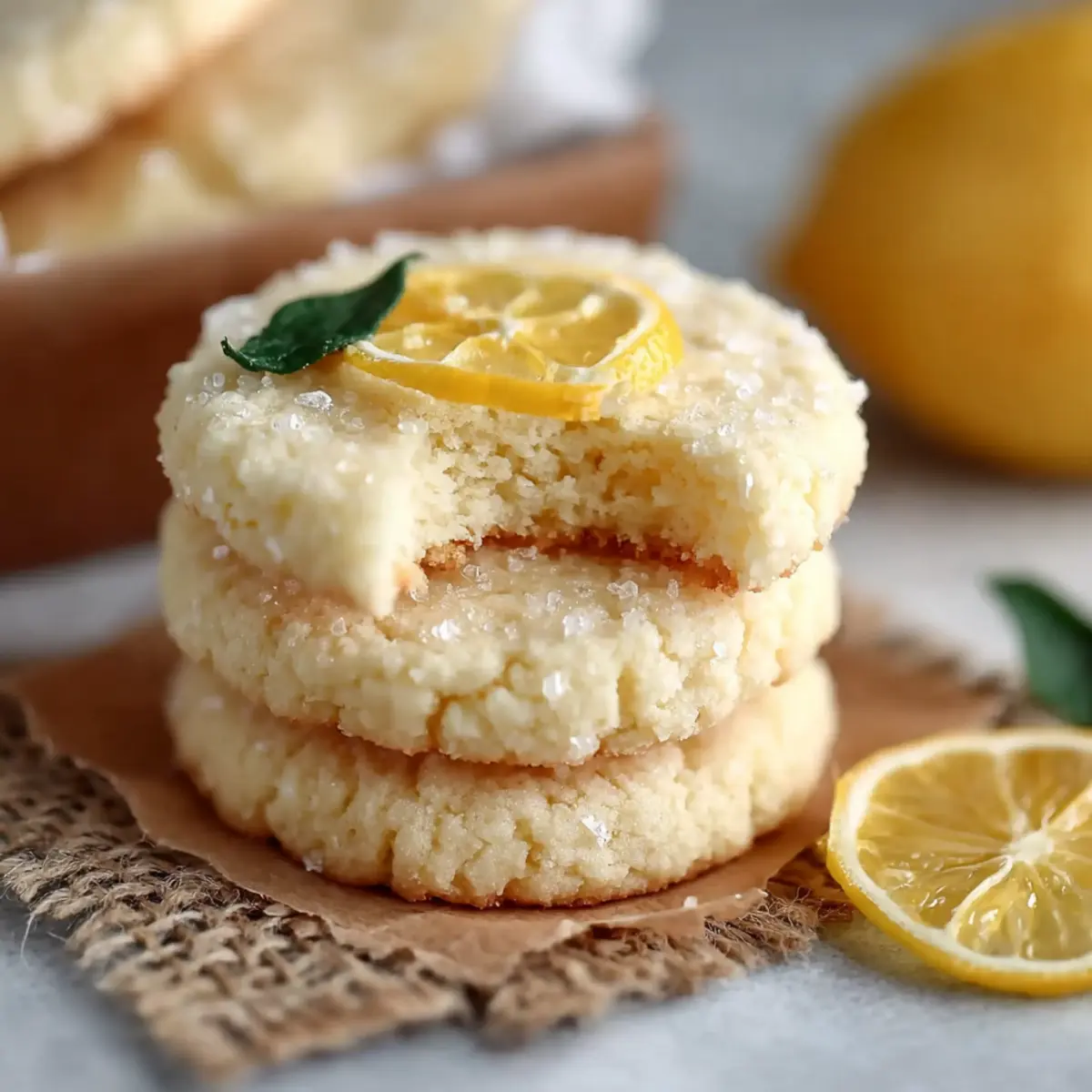 lemon sugar cookies
