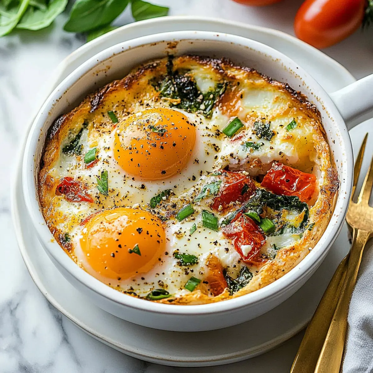 Baked Feta Eggs Recipe