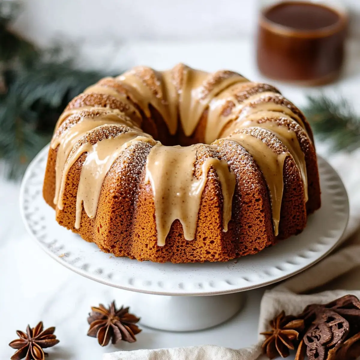 Browned Butter Chai Spice Bundt Cake kssvwh