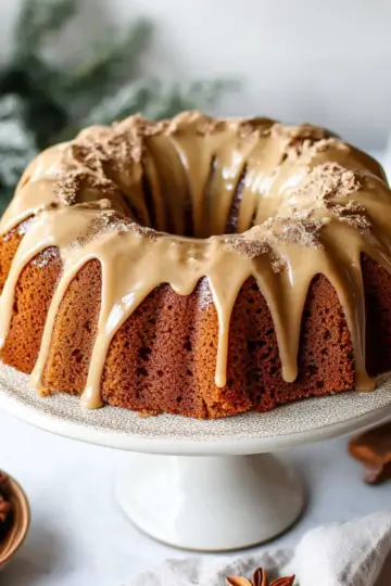 Browned Butter Chai Spice Bundt Cake