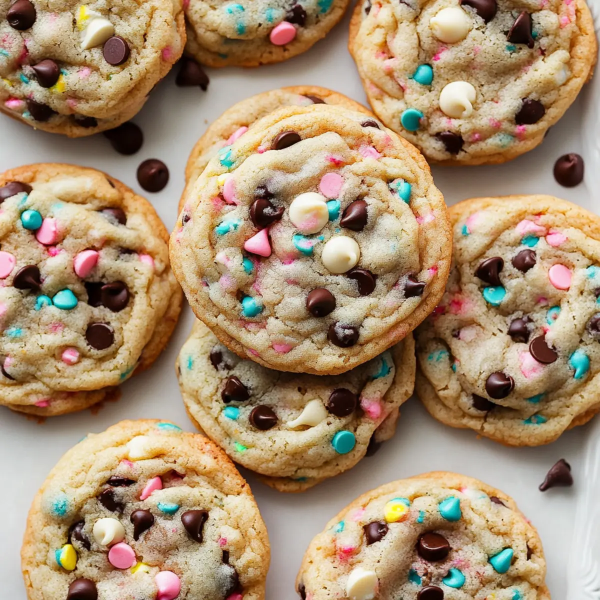 Cake Batter Chocolate Chip Cookies wcgq3r