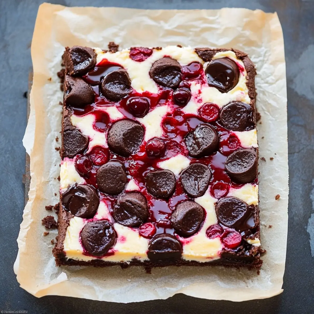 Cherry Cheesecake Brownies
