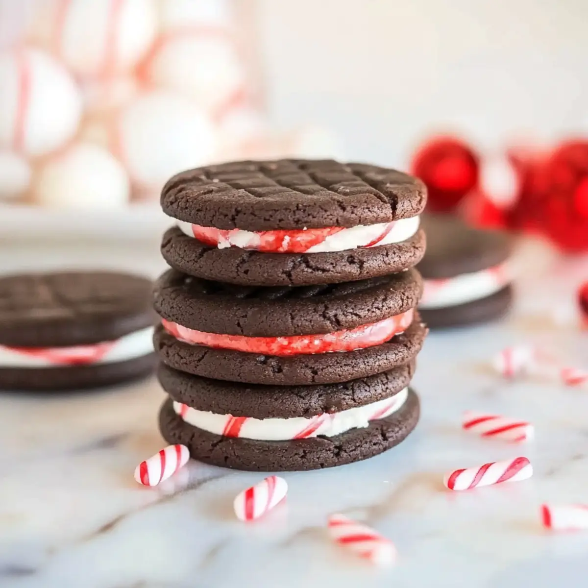 Chocolate Peppermint Sandwich Cookies ep88tj