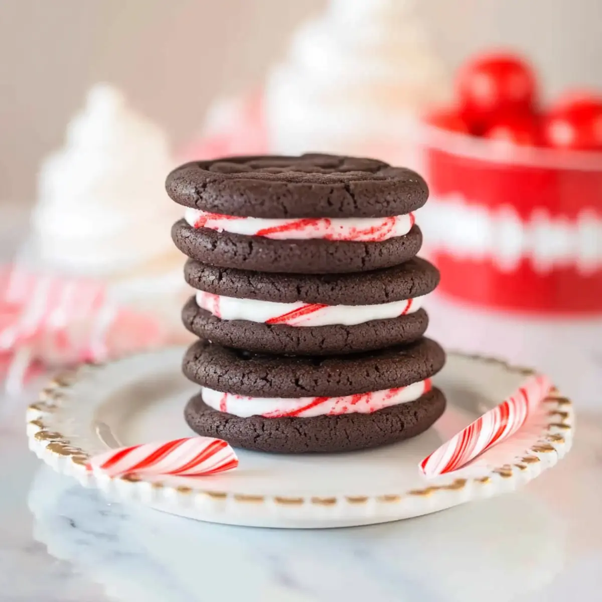 Indulge in Chocolate Peppermint Sandwich Cookies Bliss 4 Chocolate Peppermint Sandwich Cookies