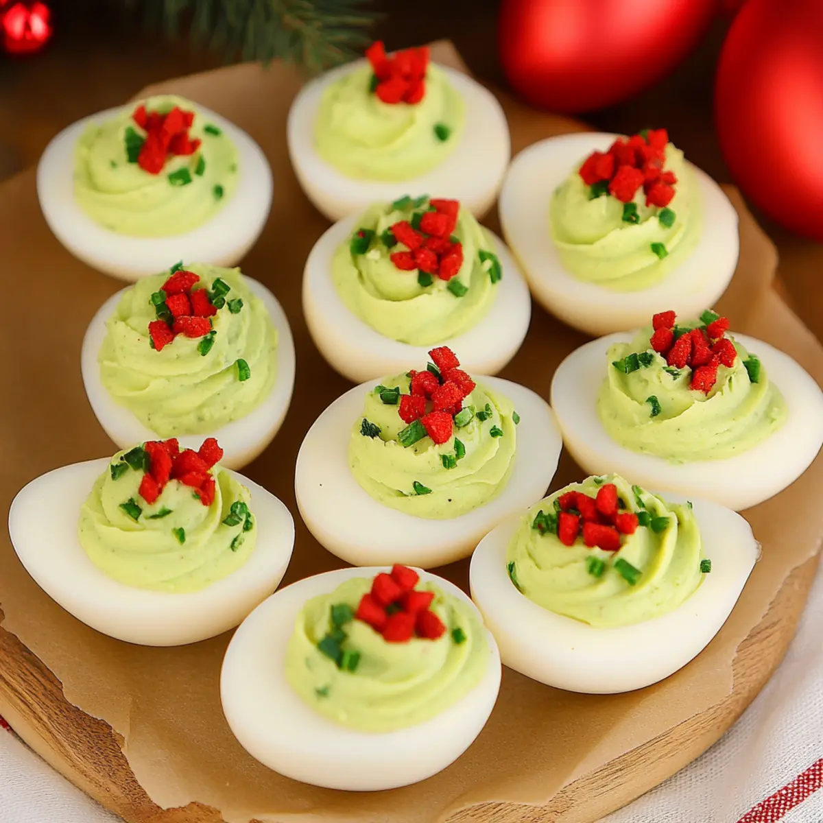 Christmas Deviled Eggs azgyfs