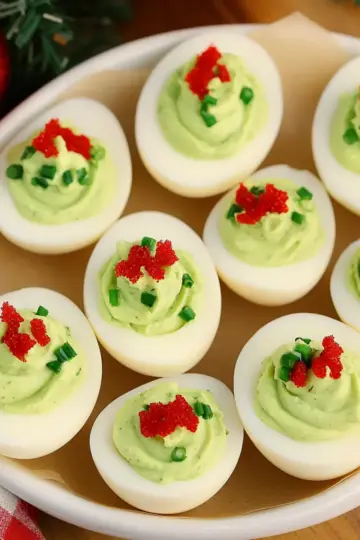 Christmas Deviled Eggs