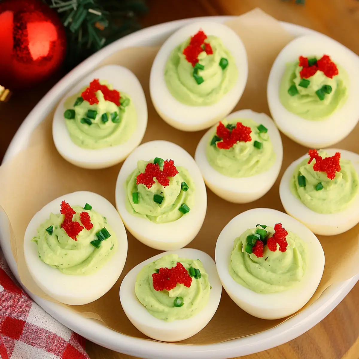 Christmas Deviled Eggs