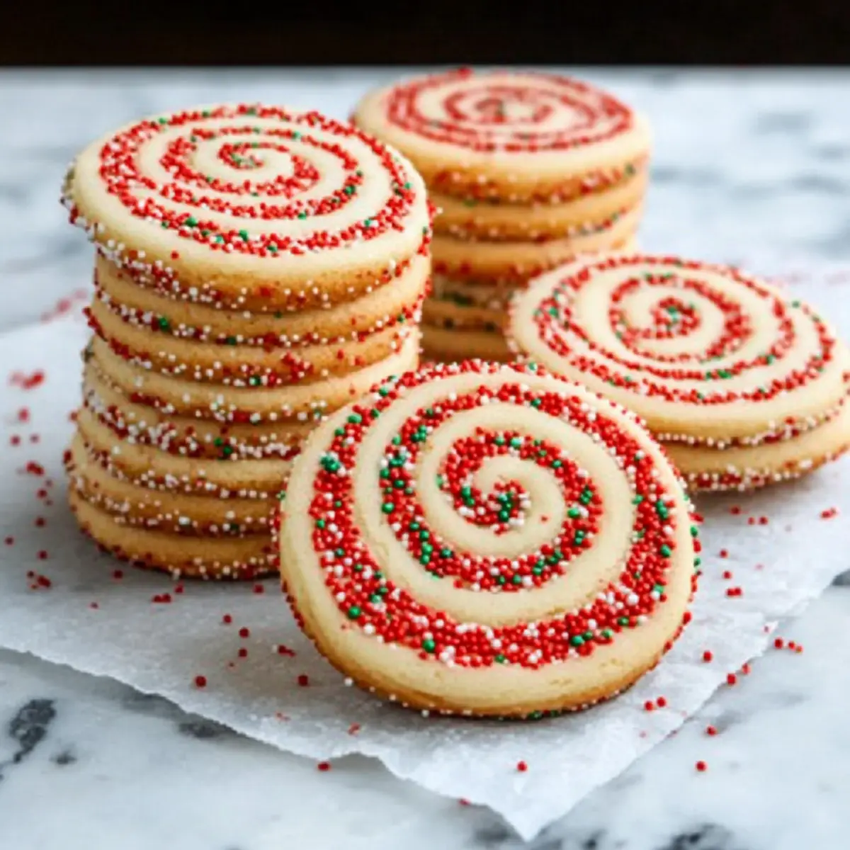 Christmas Pinwheel Cookies