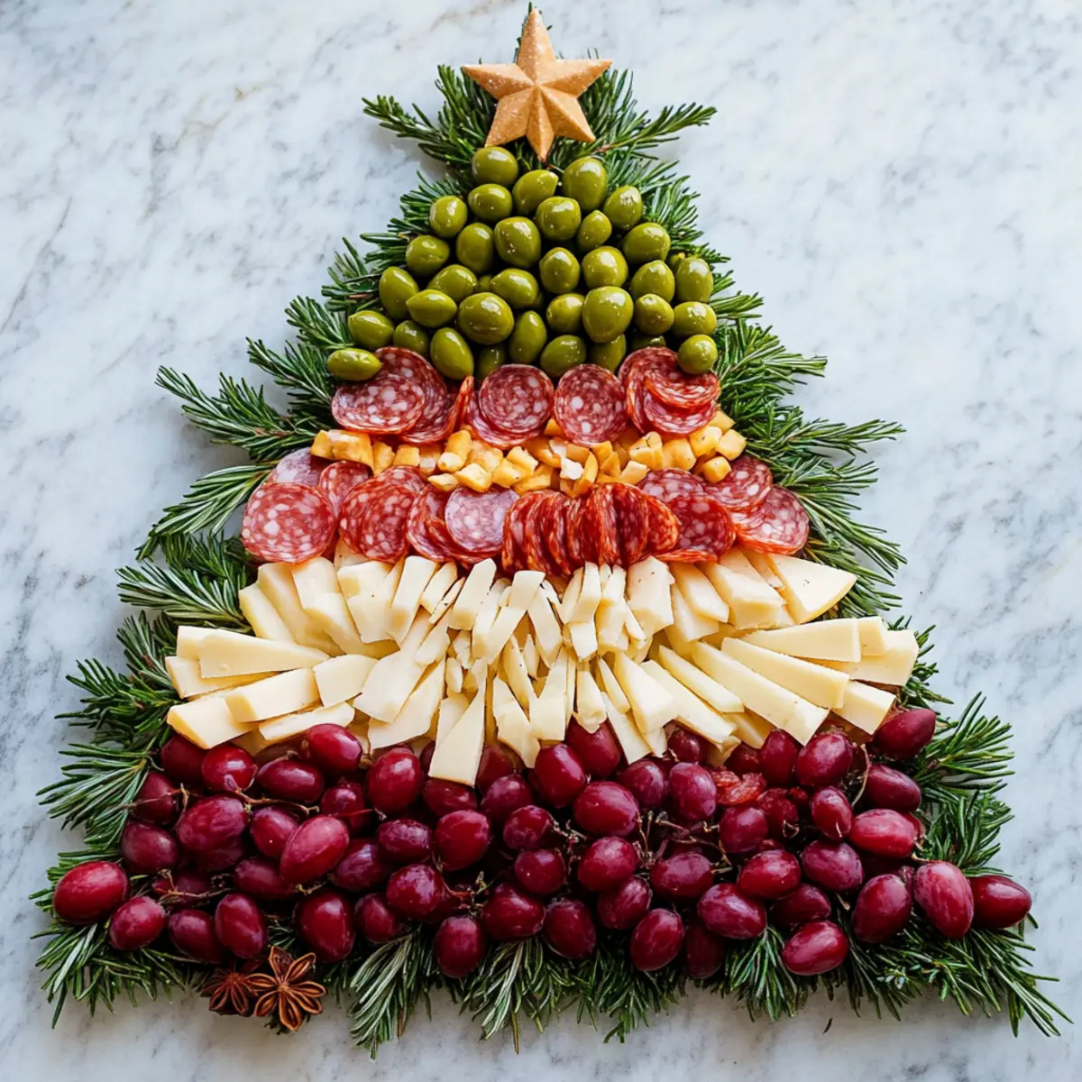 Christmas Tree Charcuterie Board h5nefr