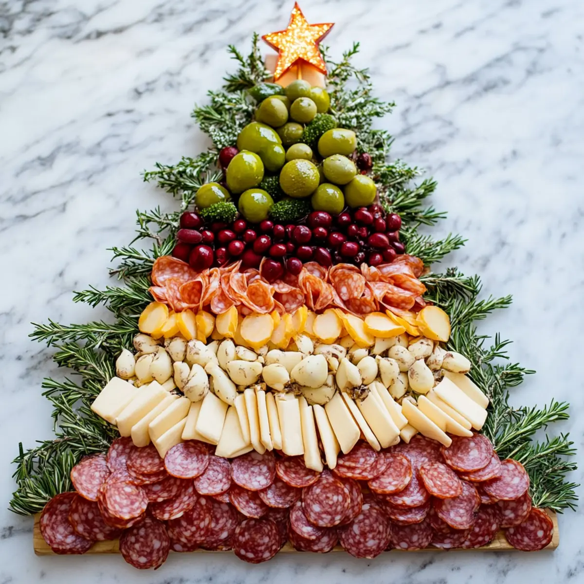Christmas Tree Charcuterie Board