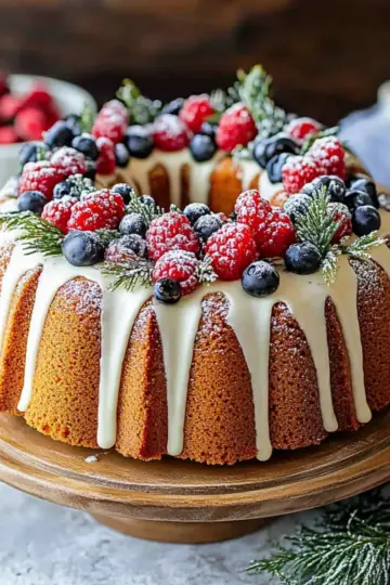 Christmas Wreath Bundt Cake