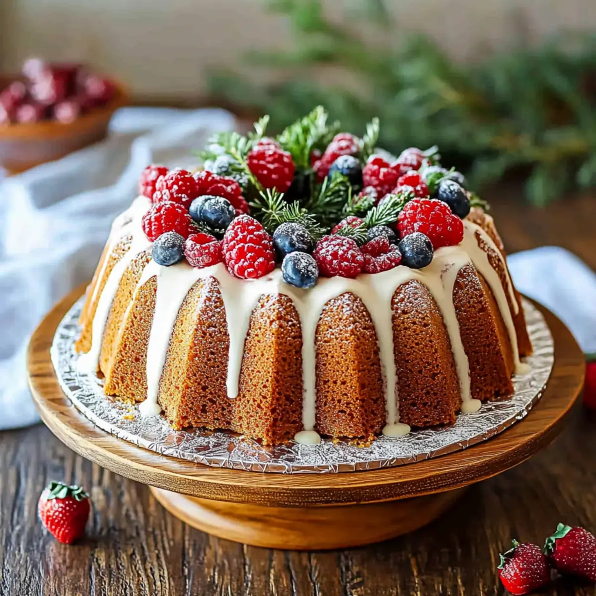 Christmas Wreath Bundt Cake s48jtn