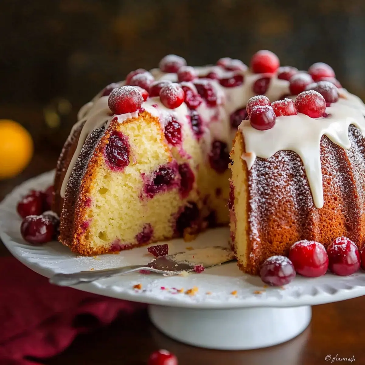 Cranberry Bundt Cake f3cvrc