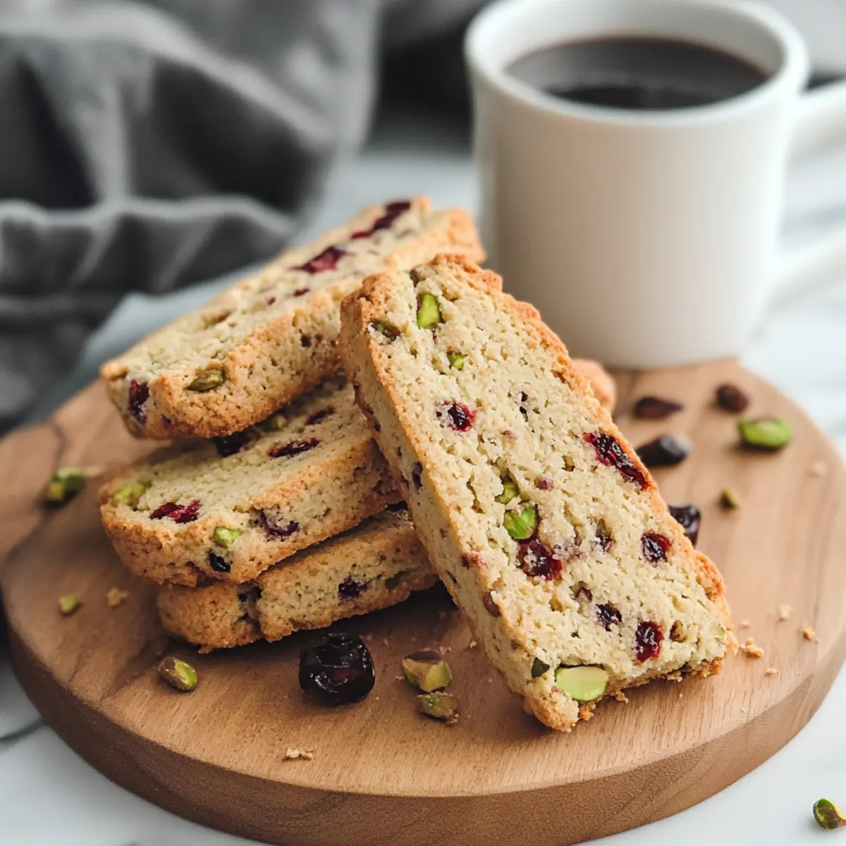 Cranberry Pistachio Biscotti qffnuo