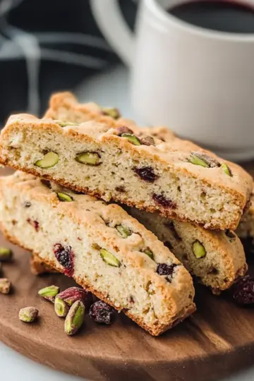 Cranberry Pistachio Biscotti