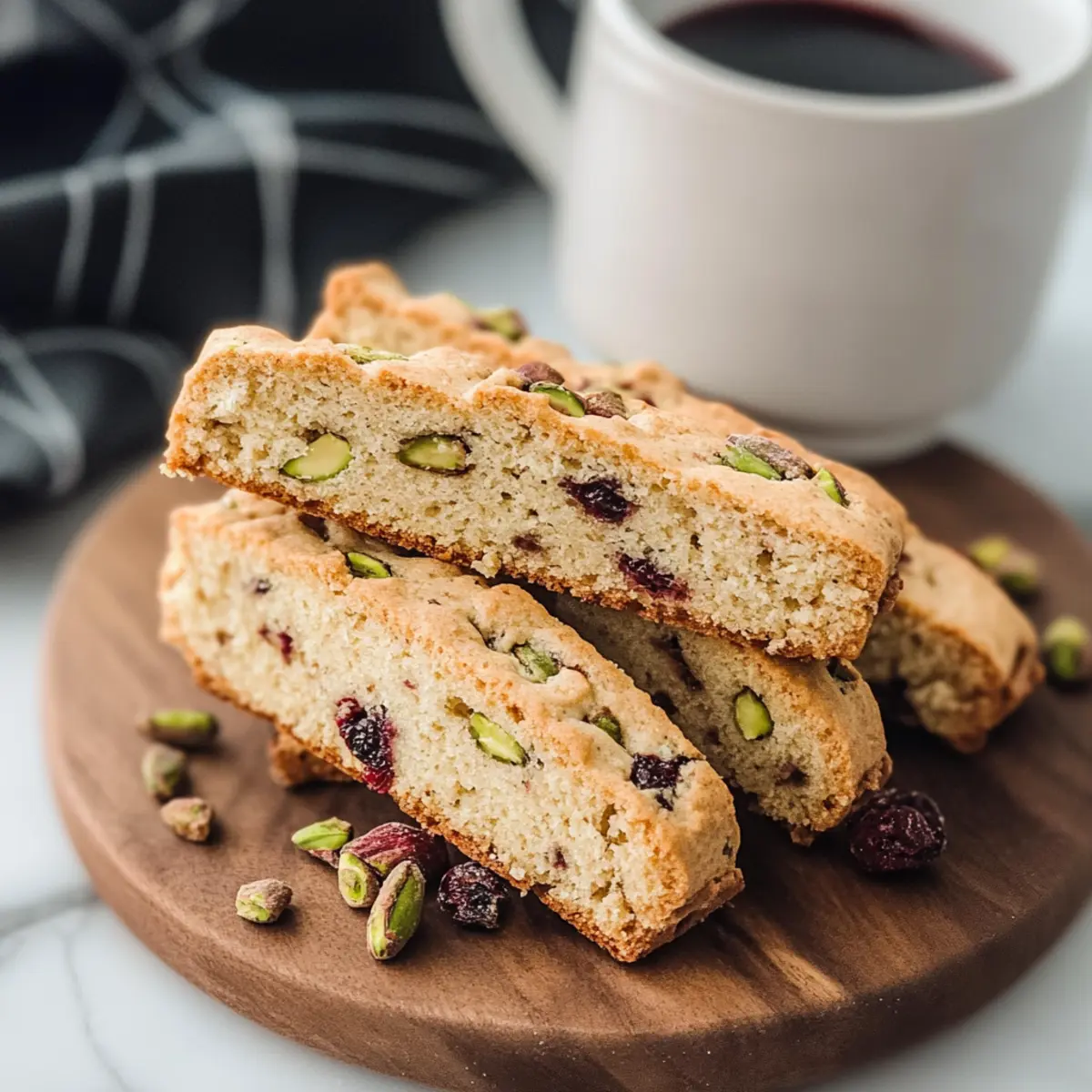 Cranberry Pistachio Biscotti