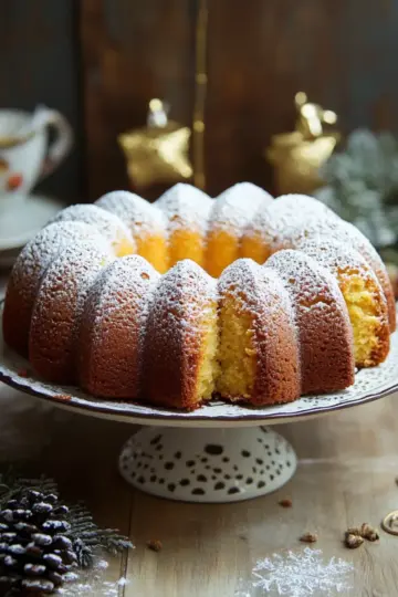 Eggnog Bundt Cake