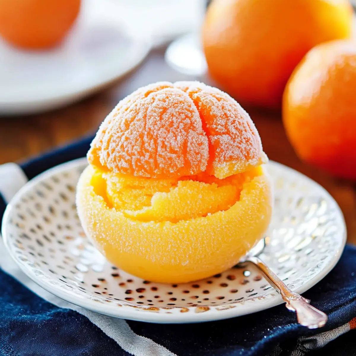 Frozen Clementine Sorbet hlmp7d