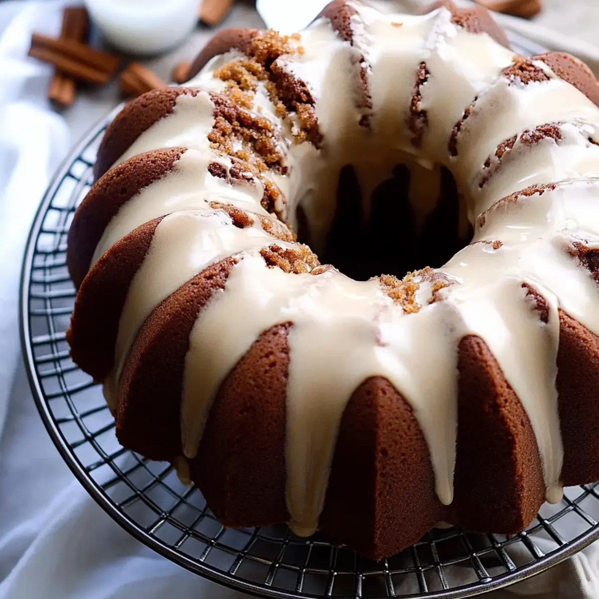 Gingerbread Bundt Cake with Maple Glaze qvuyct
