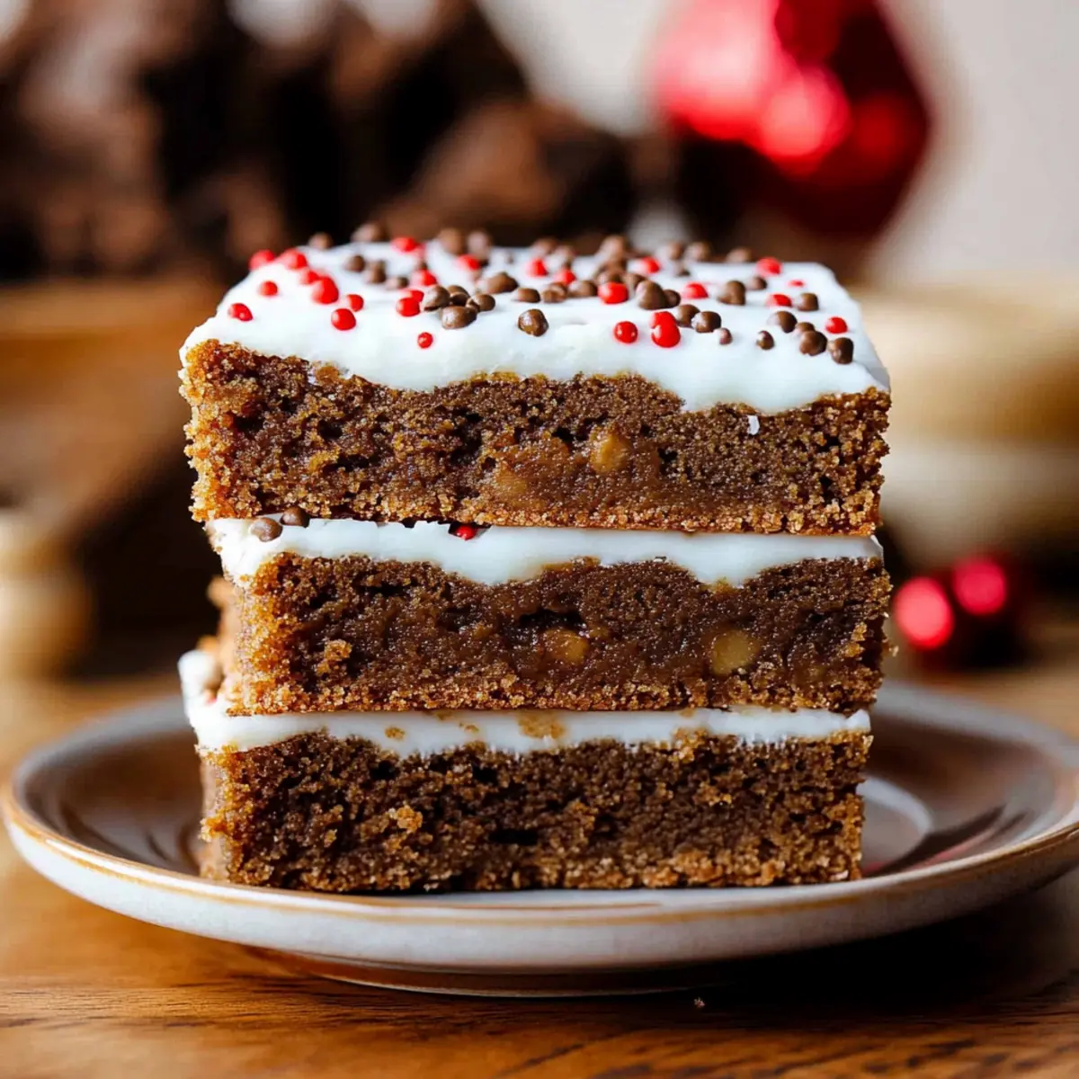 Gingerbread Cookie Bars fei7ov