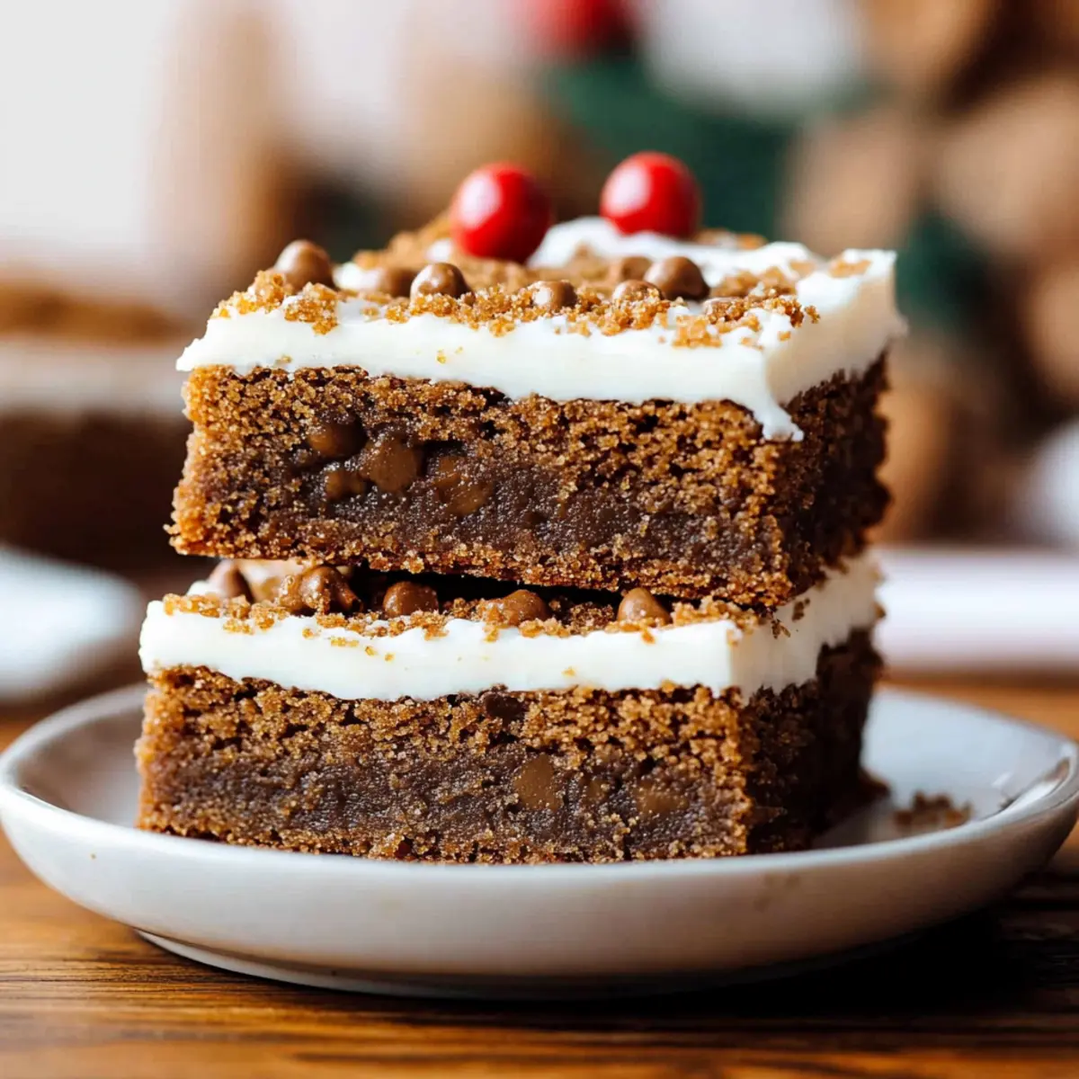 Gingerbread Cookie Bars fgqire