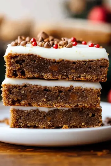 Gingerbread Cookie Bars jowczr