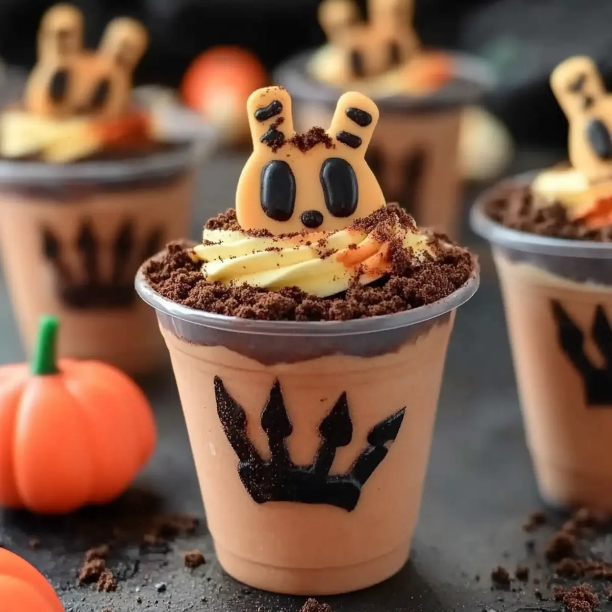 Halloween Dirt Cups c6umtw