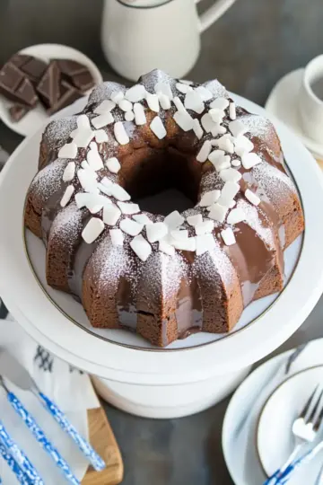 Hot Chocolate Bundt Cake