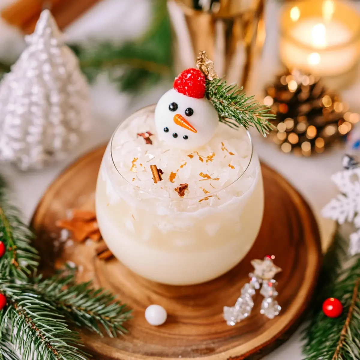 Melting Snowman Mocktail: Your Festive, Frosty Treat! 4 Melting Snowman Mocktail