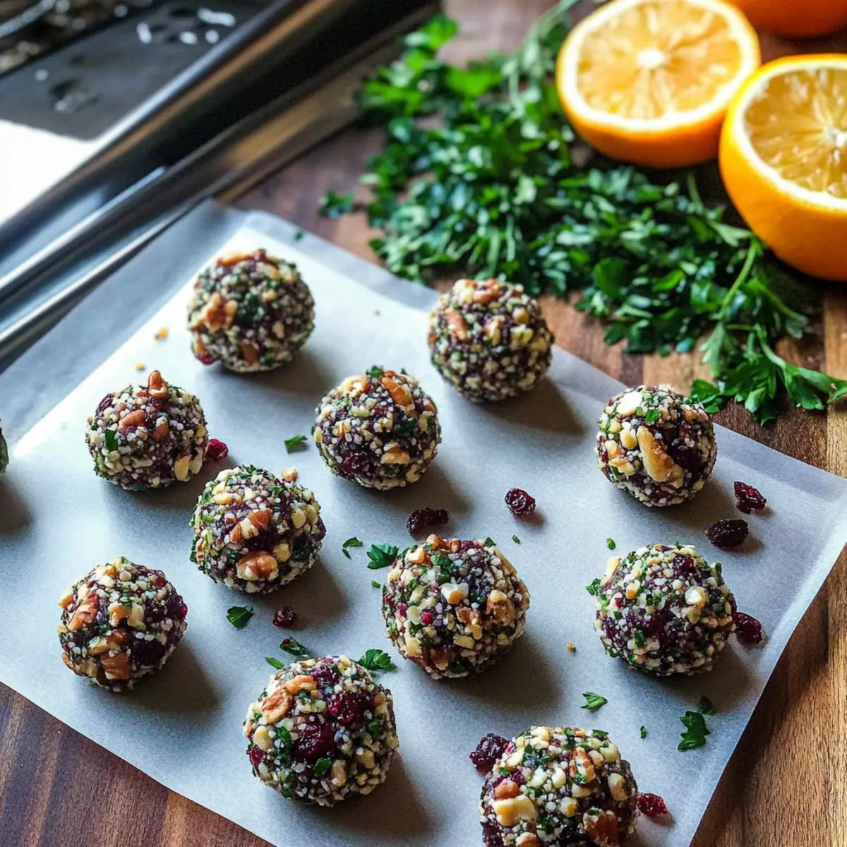 Mini Cranberry Pecan Goat Cheese Balls coql6r