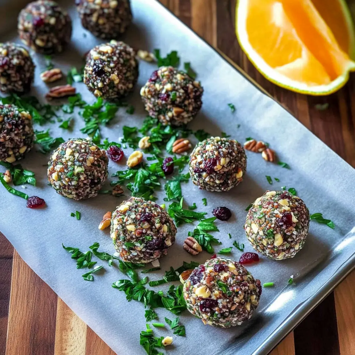 Irresistibly Creamy Mini Cranberry Pecan Goat Cheese Balls 4 Mini Cranberry Pecan Goat Cheese Balls
