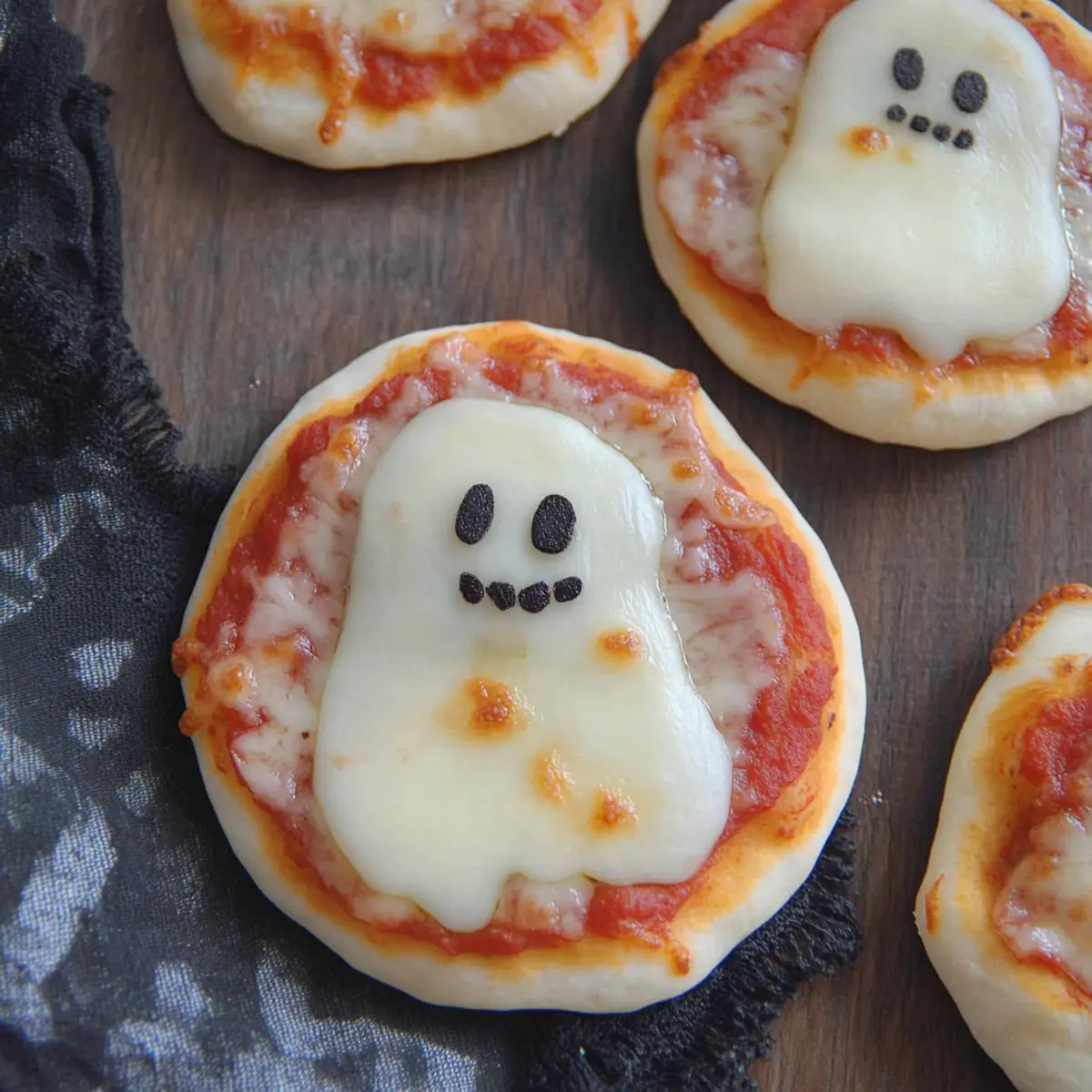 Mini Ghost Pizzas dqwepw