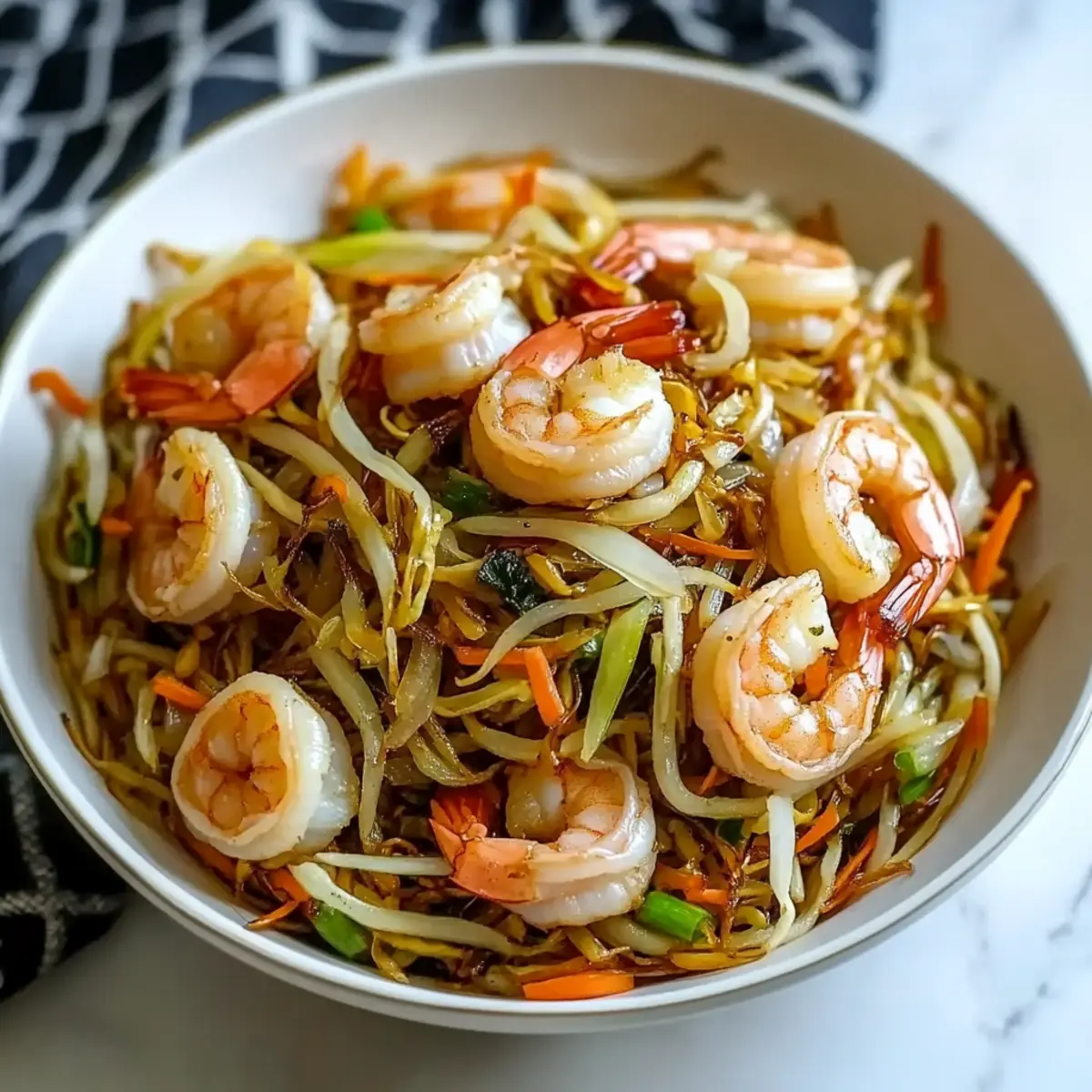 Mung Bean Sprouts with Shrimp